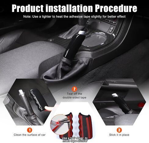 بالنسبة إلى Corvette C6 Car Handbrake Cover ABS PRAKE STRAFFRINCER CORTERATION PRAKER STORTER COVER in Saudi Arabia