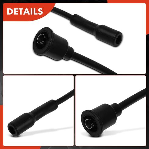 A-Premium 9pcs شرارة الأسلاك شرارة الأسلاك متوافقة مع Dodge Charger ، Dart ، 330 ، 440 ، Aspen ، B100 ، B200 ، B300 ، CB300 ، شاحن ، D100 ، D150 ، D200 ، D300 ، D400 ، M300 و Chrysler & Country & Plymouth Sububan in Saudi Arabia