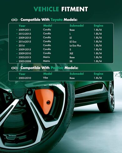 مجموعة عمود محور Scitoo CV اليسار لليسر من بونتياك Vibe 1.8L ، لتويوتا كورولا 1.8L ، لمصفوفة تويوتا 1.8L 2003-2015 60-5287 in Saudi Arabia