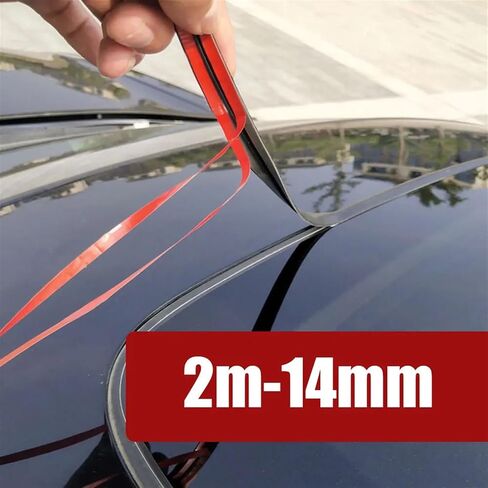 Automobile Rubber Sealing Strip Soundproof Car Sunroof Seal Car Windproof Glass T-Shaped Seal Dust Stickers Car Styling Strip in Saudi Arabia