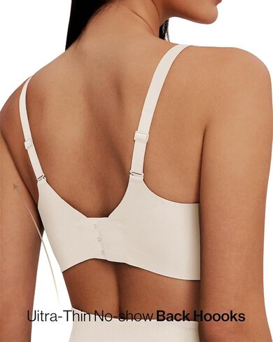 Lift Support Bra with Widen Side, Full Coverage Seamless Bralette no Underwire, No Show Comfortable Bra in Kuwait