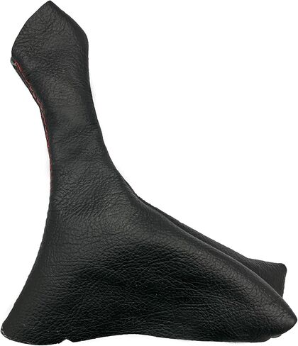 Replacement Genuine LEATHER Shift Gear Boot For 1997 1998 1999 2000 2001 2002 2003 2004 Compatible With Porsche Boxter 911 996 Black (Made In USA) (Red Stitch) in Saudi Arabia