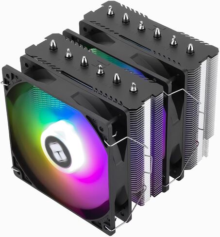 Peerless Assassin 120 SE White Argb CPU Air Cooler ، 6 أنابيب حرارة CPU مبرد ، مزدوج 120 مم TL-C12CW-S PWM ، غطاء غرفة تبريد الألومنيوم ، تقنية AGHP ، ل AMD AM4 AM5/Intel 1150/1151/1700 in Kuwait