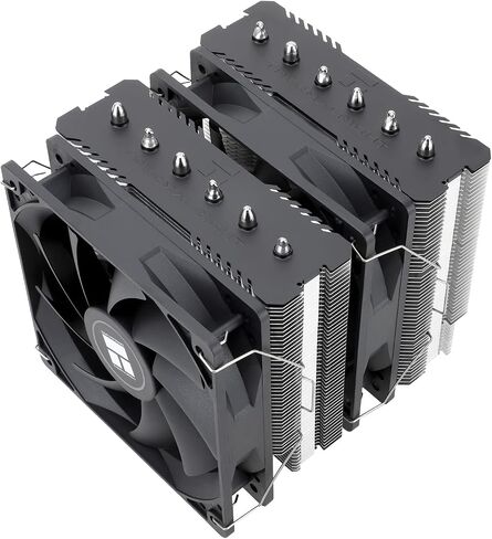 Peerless Assassin 120 SE White Argb CPU Air Cooler ، 6 أنابيب حرارة CPU مبرد ، مزدوج 120 مم TL-C12CW-S PWM ، غطاء غرفة تبريد الألومنيوم ، تقنية AGHP ، ل AMD AM4 AM5/Intel 1150/1151/1700 in Kuwait