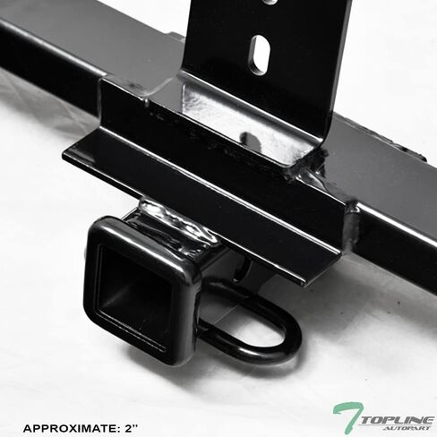 7422445822895 Compatible with 2003-2008 Honda Pilot / 2001-2006 Acura MDX Class 3 III Black 2" Receiver Trailer Hitch in Kuwait