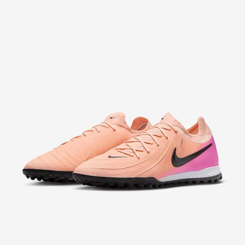 Nike Phantom GX 2 Pro TF Low-Top Soccer Shoes (FJ2583-800, Crimson Tint/Pink Blast/Black) in Saudi Arabia