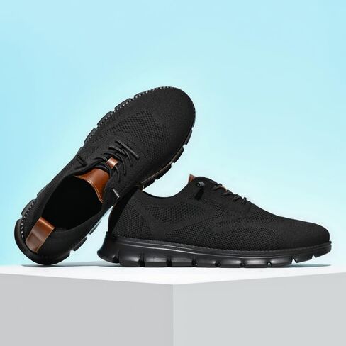 Breeze Shoes for Men Oxfords Lace-Up Lightweight Casual Walking Shoes Comfortable Dress Shoes for Men in Kuwait