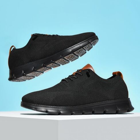 Breeze Shoes for Men Oxfords Lace-Up Lightweight Casual Walking Shoes Comfortable Dress Shoes for Men in Kuwait