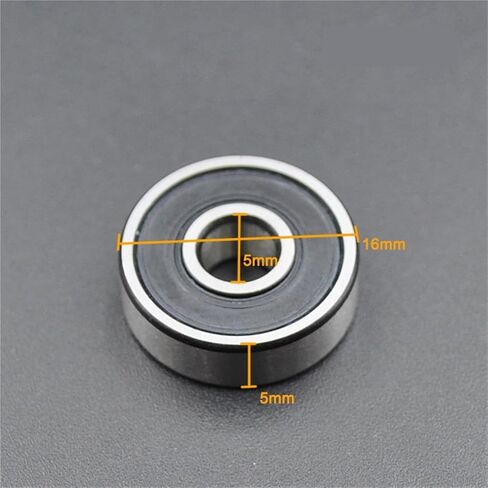10pcs مصغرة تحمل 625 Zz 5 * 16 * 5mm 2z 2z chrome Steel 625zz Bear Deep Groove Ball (625 2RS Premium) in Saudi Arabia