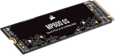Corsair MP600 GS 1TB PCIe Gen4 x4 NVMe M.2 SSD – High-Density TLC NAND – M.2 2280 – DirectStorage Compatible - Up to 4,800MB/sec – Great for PCIe 4.0 Notebooks - Black in Saudi Arabia