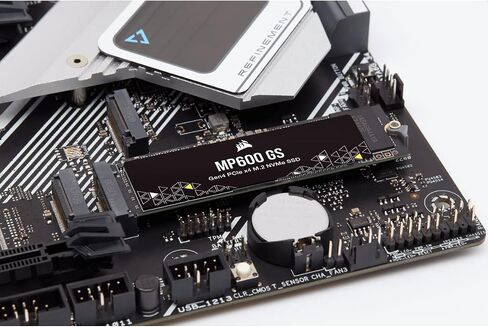 Corsair MP600 GS 1TB PCIe Gen4 x4 NVMe M.2 SSD – High-Density TLC NAND – M.2 2280 – DirectStorage Compatible - Up to 4,800MB/sec – Great for PCIe 4.0 Notebooks - Black in Saudi Arabia