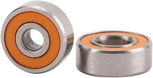 2PCS 2RS CB 4X7X2.5 ABEC7 الصلب المقاوم للصدأ هجين كرة سيراميك يحمل MR63 MR84 MR85 MR105 MR115 MR117 MR126 MR137 (S687RSW4 CB 7X14X4) in Kuwait