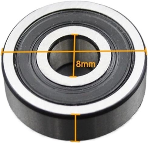 10pcs Miniature Bearing 628ZZ 8 * 24 * 8mm Chrome Steel 628 ZZ 2Z 2RS DDU Deep Groove Ball Bearings(628 2RS Premium) in Saudi Arabia