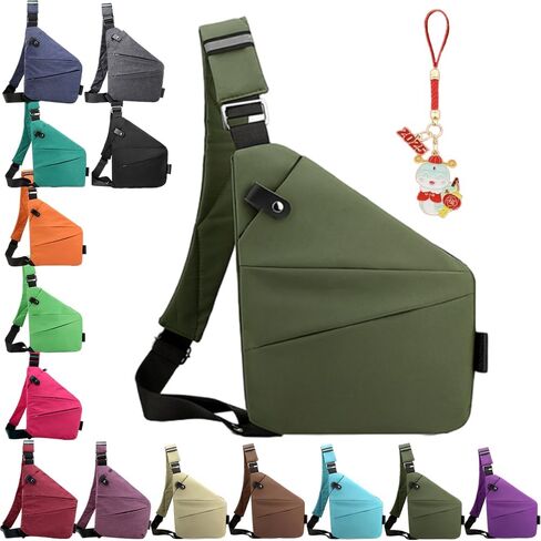 Anti Theft Travel Bag Crossbody, Adjustable Strap Travel Purses Personal Small Item Travel Bag for Women and Men in Saudi Arabia