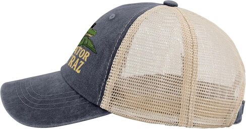 Made in US Florida Everglades Alligator Alcatraz Hat for Mens Baseball Cap Low Washed in Saudi Arabia