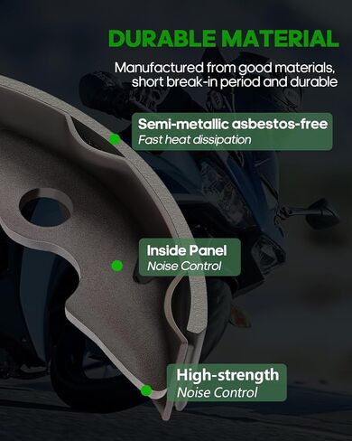 Scitoo Front and Rear Brake Shoes fit for Honda Recon 250 TRX250 1997 -2014 2011 2012 2013 in Saudi Arabia