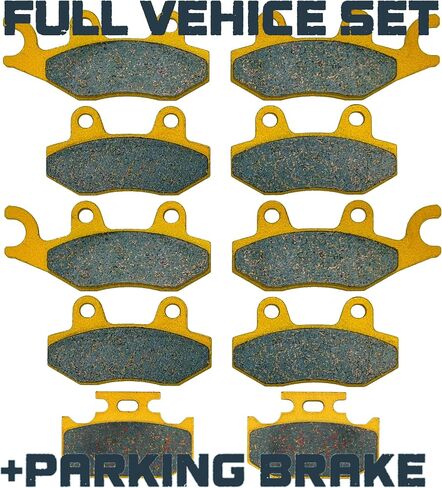 Yamaha Rhino 700 2008-2013 Ceramic Brake Pad Set Front & Rear by Traild in Saudi Arabia