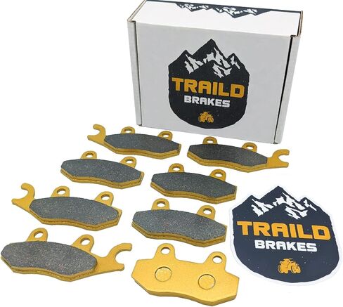 Yamaha Rhino 700 2008-2013 Ceramic Brake Pad Set Front & Rear by Traild in Saudi Arabia