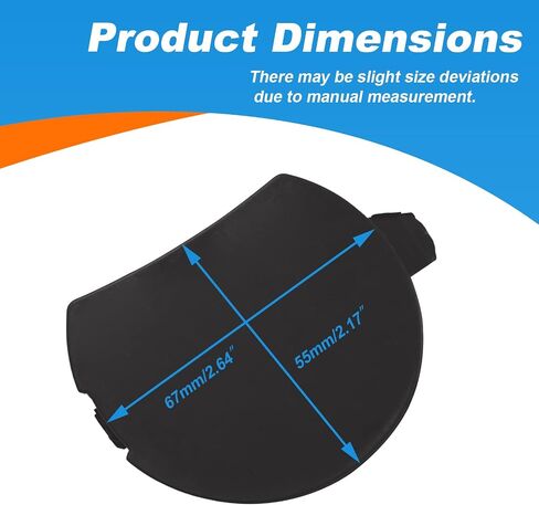 Front Bumper Tow Hook Cover Towing Eye Cap Fit for Mazda 6 Atenza 2015 2016 2017 GW2F-50-A11 GW2F50A11 (Unpainted, Left Driver Side) Xinpinsai in Saudi Arabia