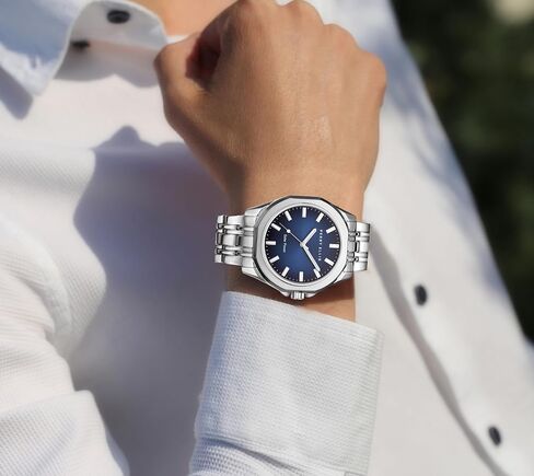 Perry Ellis Solar Powered Mens Watch | سوار سبيكة | الساعات المعصم التناظرية المقاومة للماء للرجال | 42mm case | RELOJES PARA HOMBRES | هدية أنيقة للرجل in Saudi Arabia