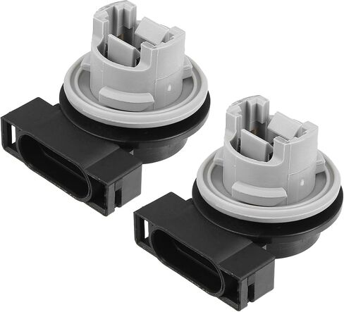 2 Pcs Turn Signal Light Socket Compatible for Jeep Wrangler TJ 1997-2006 for Jeep Cherokee XJ 1999-2001, Durable Plastic Black Gray Car Lamp Socket in Saudi Arabia