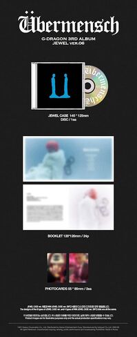 G-DRAGON - 3RD ALBUM [Übermensch] (PHOTOCARD ALBUM ver. (NFC)) in Saudi Arabia