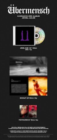 G-DRAGON - 3RD ALBUM [Übermensch] (PHOTOCARD ALBUM ver. (NFC)) in Saudi Arabia