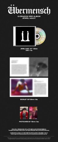 G-DRAGON - 3RD ALBUM [Übermensch] (PHOTOCARD ALBUM ver. (NFC)) in Saudi Arabia