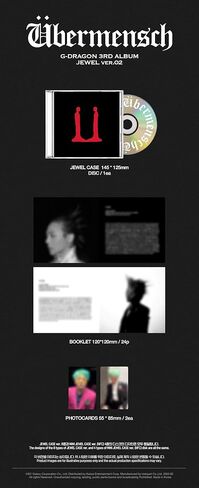 G-DRAGON - 3RD ALBUM [Übermensch] (PHOTOCARD ALBUM ver. (NFC)) in Saudi Arabia