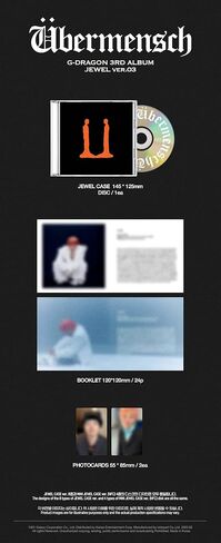 G-DRAGON - 3RD ALBUM [Übermensch] (PHOTOCARD ALBUM ver. (NFC)) in Saudi Arabia