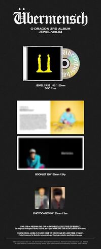 G-DRAGON - 3RD ALBUM [Übermensch] (PHOTOCARD ALBUM ver. (NFC)) in Saudi Arabia