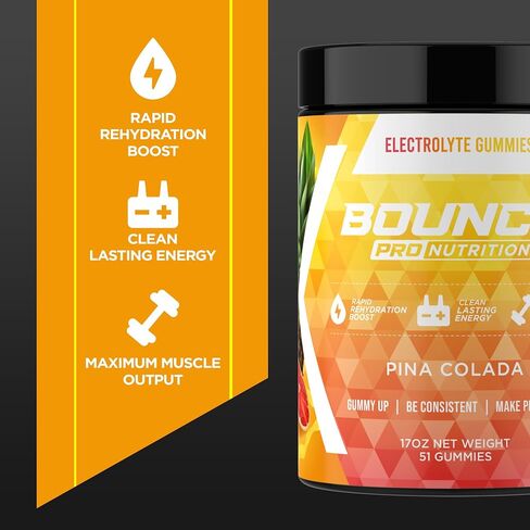 Electrolyte Gummies – Hydration & Energy Blend for Running, Workouts & Sports – Endurance Chews with Sodium, Potassium, Magnesium for Men & Women, Caffeine Free, Vegan (75ct, Blueberry Splash) in Saudi Arabia
