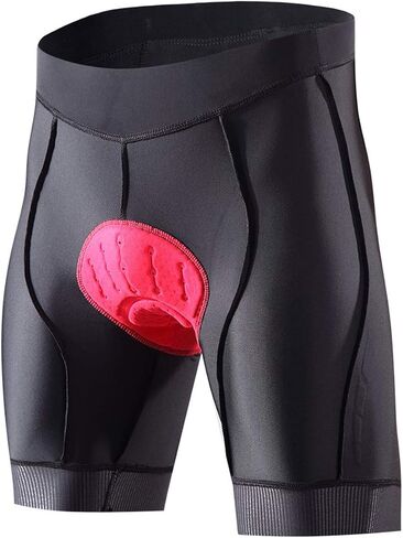 Men's Cycling Shorts Padded Bicycle Riding Half Pants Bike Biking Cycle Tights Black-Blue in Kuwait