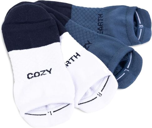 جوارب الكاحل الأساسية المريحة للنساء والرجال - Soft Cotton Socks 2 Pack Set - Slister Cushion و Heel & Arch Support in Kuwait