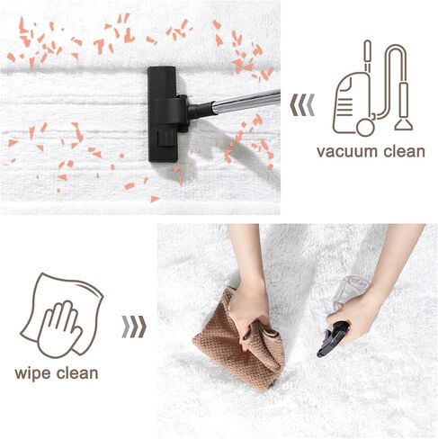 Checkered Rugs for Bedroom, 4x6 Ultra Fluffy Fuzzy Shag Area Rug for Living Room, Modern Plush Soft Upgrade Non-Slip Carpet for Girls and Kids Room Dorm Nursery Home Decor, Pink and Hot Pink in Kuwait