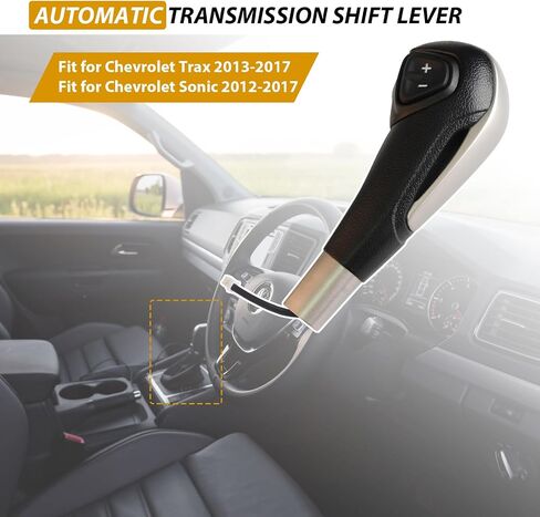 Automatic Transmission Gear Shift Knob Handle for Chevy Trax Sonic 2012-2017, Replace 42539376 95179700 in Saudi Arabia