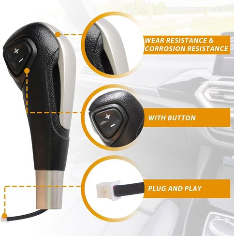 Automatic Transmission Gear Shift Knob Handle for Chevy Trax Sonic 2012-2017, Replace 42539376 95179700 in Saudi Arabia