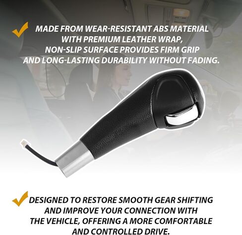 Automatic Transmission Gear Shift Knob Handle for Chevy Trax Sonic 2012-2017, Replace 42539376 95179700 in Saudi Arabia