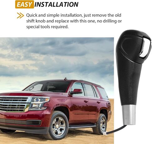 Automatic Transmission Gear Shift Knob Handle for Chevy Trax Sonic 2012-2017, Replace 42539376 95179700 in Saudi Arabia