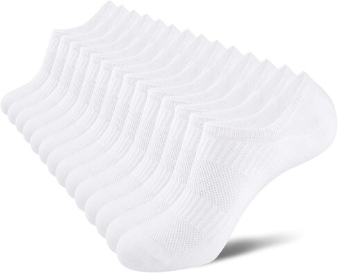 COOVAN Mens No Show Socks Cotton Thin Low Cut Invisible Short Casual Men Non Slip Casual Socks (7 Pairs) in Saudi Arabia