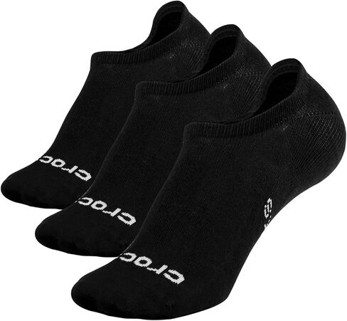 Crocs Men's No Show Socks 3 أزواج منخفضة قطع الجوارب غير الرسمية in Saudi Arabia