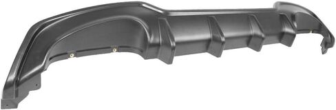 IKON MOTORSPORTS Rear Diffuser Compatible with 2019-2022 Toyota Corolla Hatchback 5Dr, T Style Unpainted Black ABS Lower Bumper Chin Lip Body Kit in Saudi Arabia