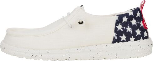 Heydude Wendy Funk Americana Stars American Flag Size 9 ، أحذية نسائية ، متسكعون للسيدات ، مريح وخفيف الوزن in Saudi Arabia