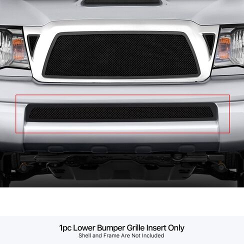APS متوافق مع Toyota Tacoma 2005-2011 Lower Pumper Steel Stafless Mesh Studs Pront Grille Insert TL6457H in Kuwait