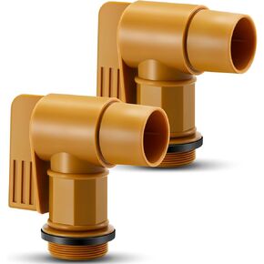 4 Pcs Polyethylene Drum Tap with EPDM Gasket 2" Polyethylene Barrel Faucet Male Polyethylene Spigot Barrel Tap Replacement for 30 & 55 Gallon Plastic or Steel Drums in Saudi Arabia