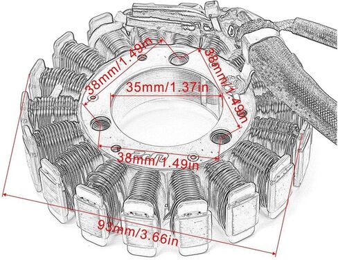 Magneto Engine Generator Stator Coil For DR250R DRZ250 DRZ400 DRZ400E DRZ400SM Generator Charging in Saudi Arabia