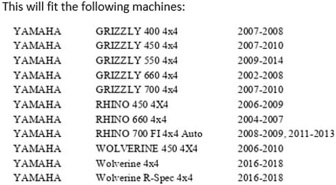 Tusk 4-Stroke Change Oil Kit Yamalube Hi-Perf. Canthetic 10W-40 متوافق مع Yamaha Grizzly 660 4x4 2002-2008/Grizzly 700 4x4 2007-2025/Rhino 700 2008-2013 in Saudi Arabia
