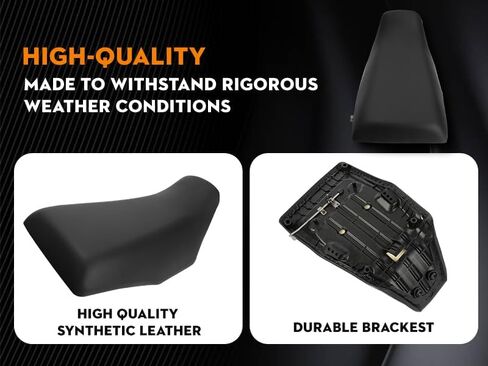 SLMOTO Motorcycle Seat for Honda, Black Complete Seat Assembly Cover Fit for Honda TRX300 Fourtrax 300 1988-2000 in Saudi Arabia