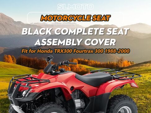 SLMOTO Motorcycle Seat for Honda, Black Complete Seat Assembly Cover Fit for Honda TRX300 Fourtrax 300 1988-2000 in Saudi Arabia