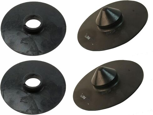 Set of 2 Rear Upper and 2 Lower Coil Spring Pads Shims Compatible with BMW 36 E46 L6 Y in Saudi Arabia